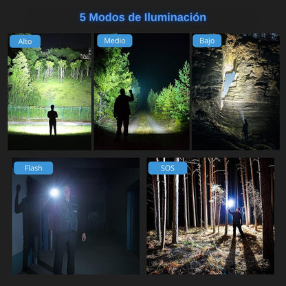 Linterna LED Táctica Militar