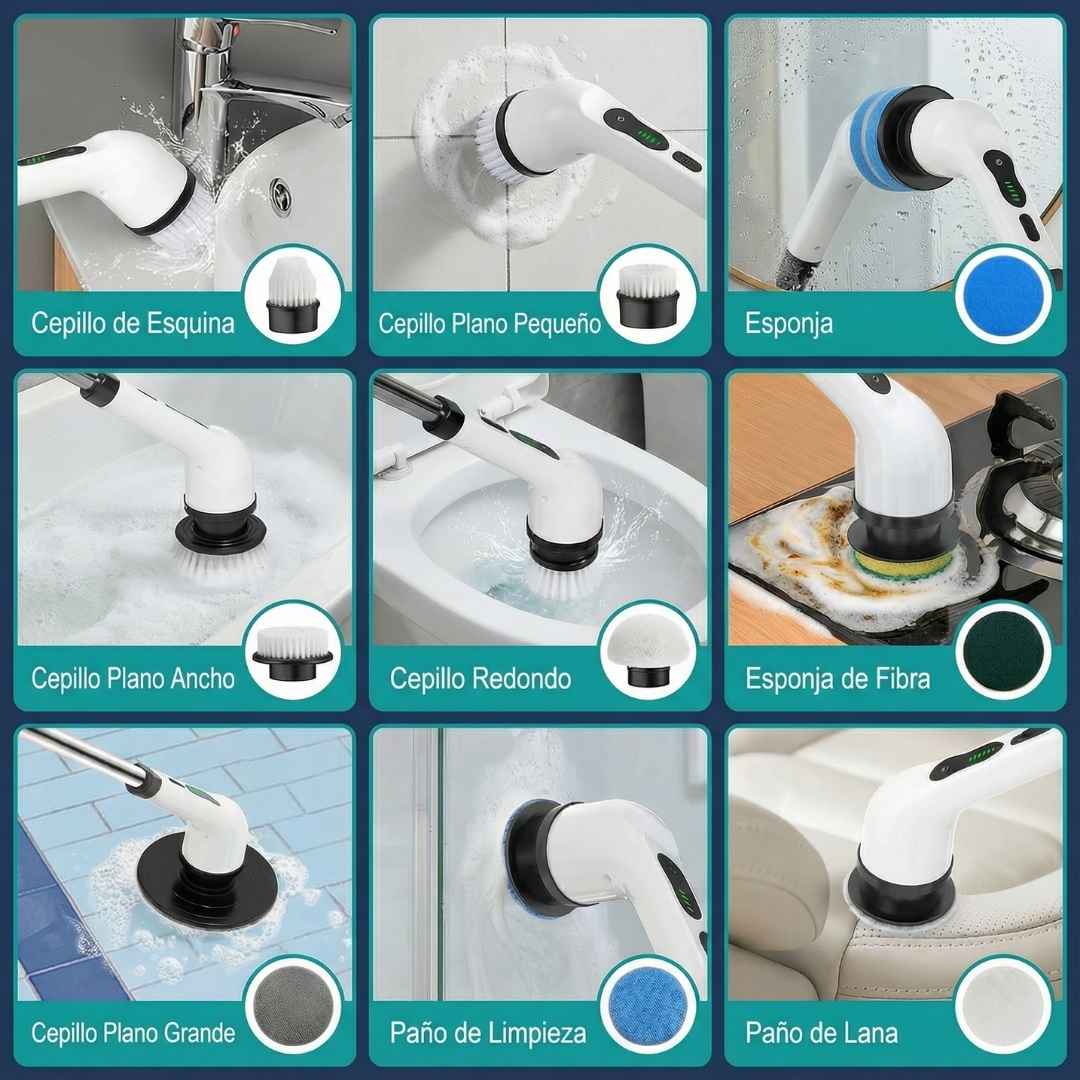 Cepillo Eléctrico Inalámbrico 9 en 1